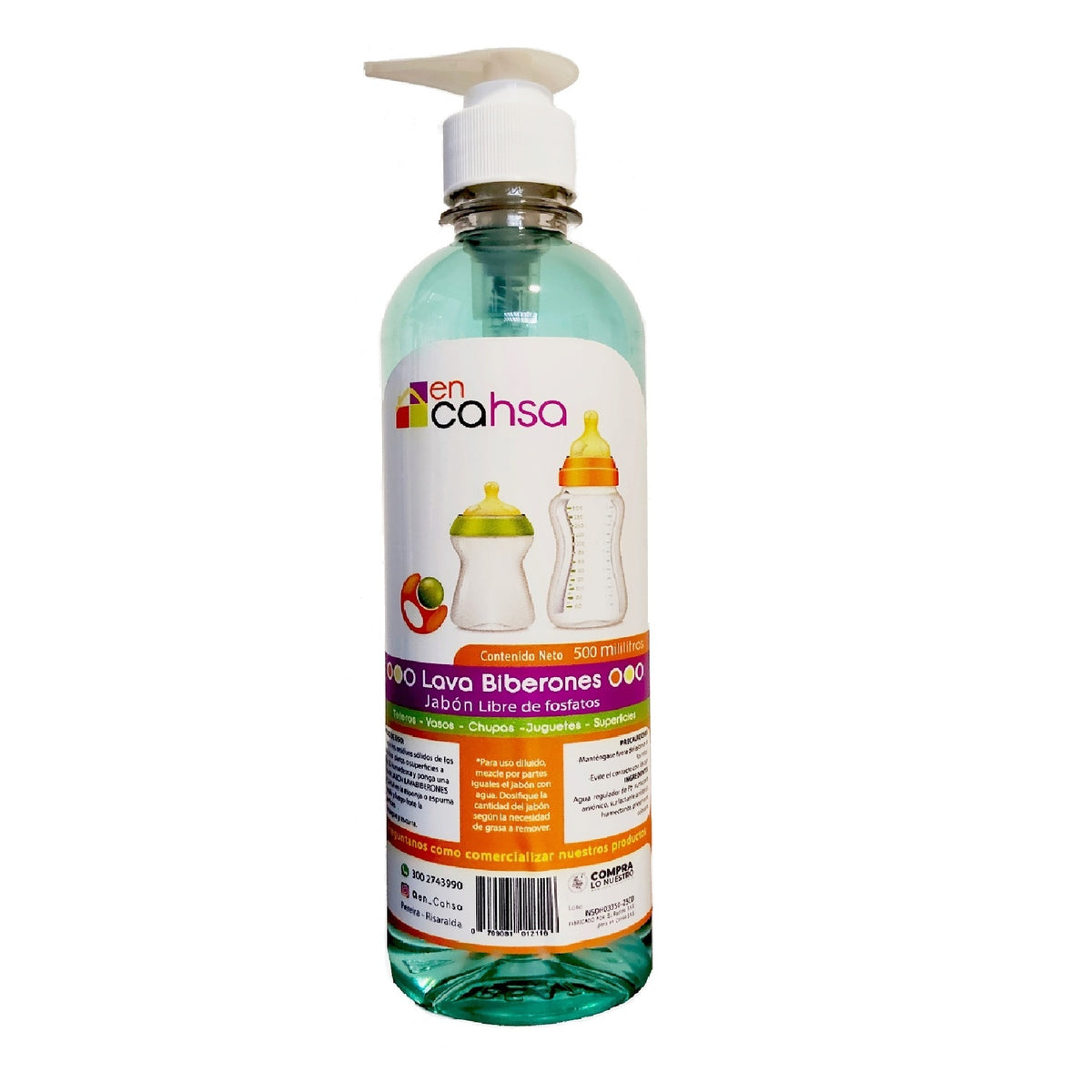 Jabón Lavabiberones x 500 ml