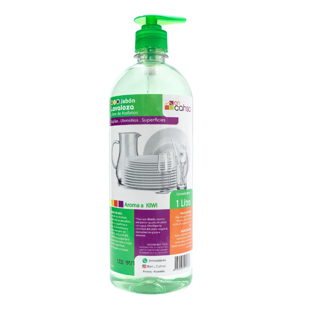Jabón Lavaloza Kiwi x 1 L