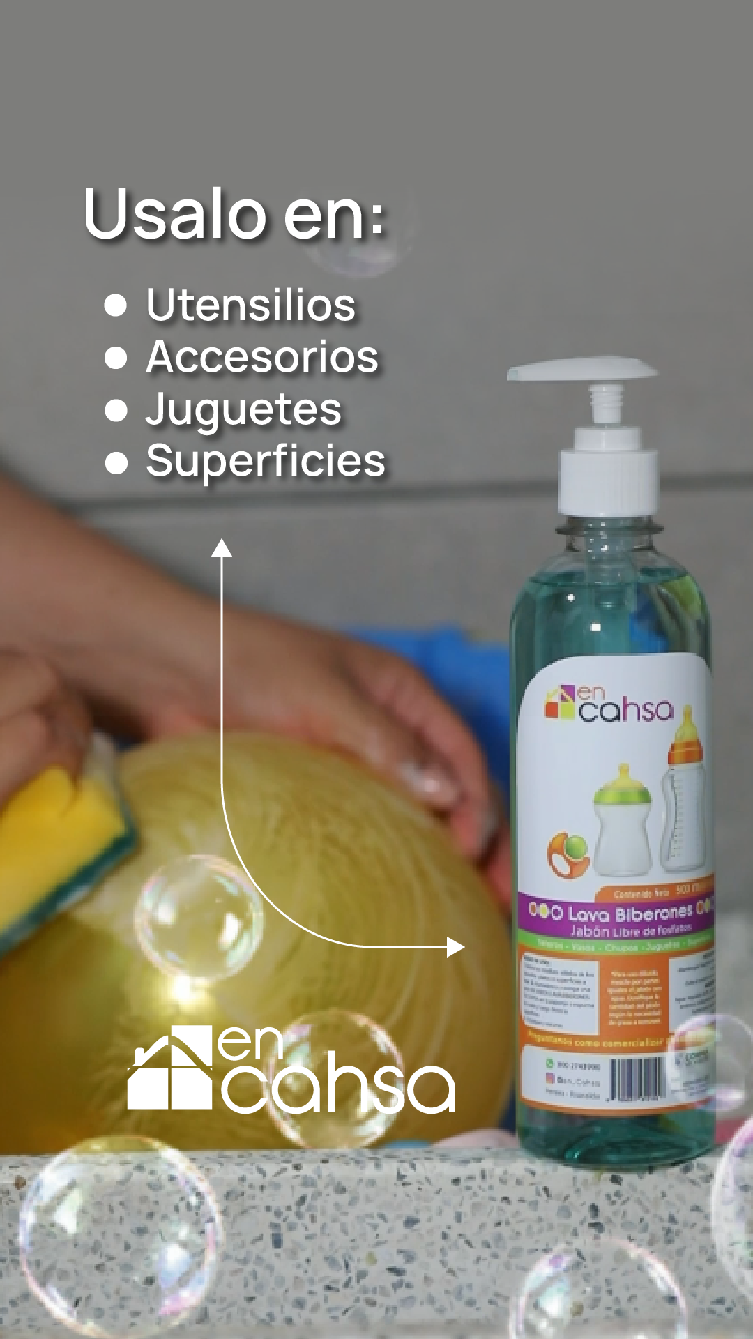 Jabón Lavabiberones x 500 ml